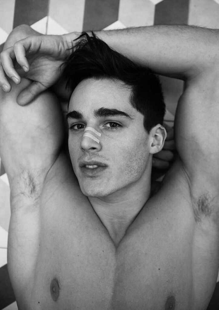 El modelo Pietro Boselli fotografiado para Rísbel Magazine