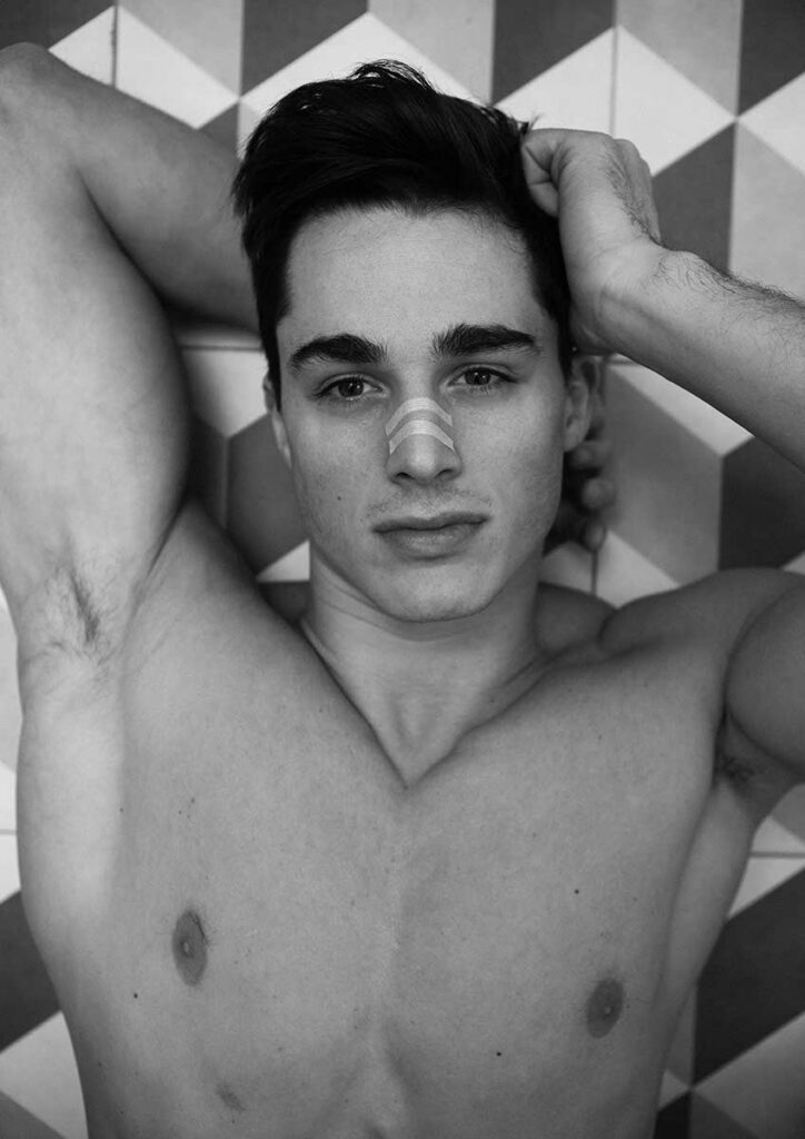 El modelo Pietro Boselli fotografiado para Rísbel Magazine
