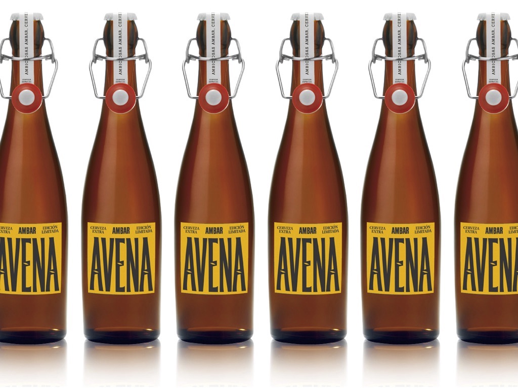 Cerveza Ámbar Avena.
