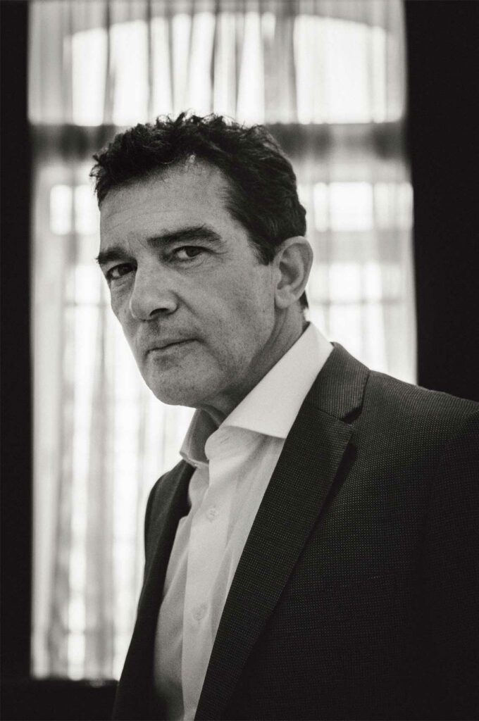 Antonio Banderas fotografiado en el Westin Palace de Madrid durante la presentación de la campaña Todas las marcas de El Corte Inglés