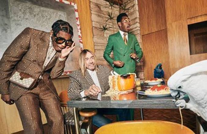 A$AP Rocky, Iggy Pop y Tyler protagonizan la campaña de Gucci 