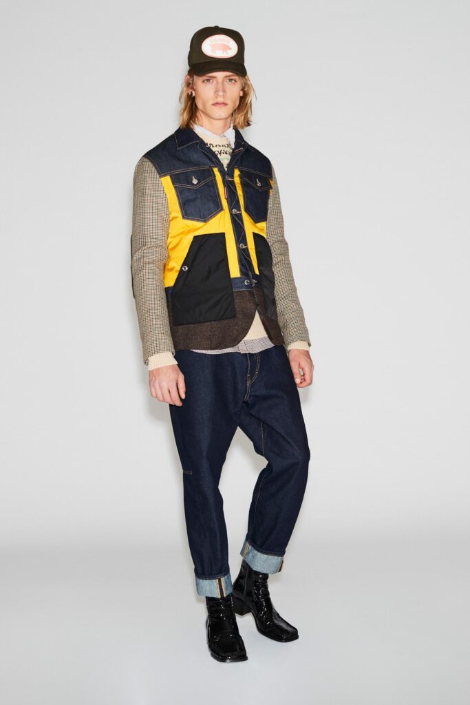 Look de la colección Dsquared2 para hombre de la temporada otoño/invierno 2021-2022