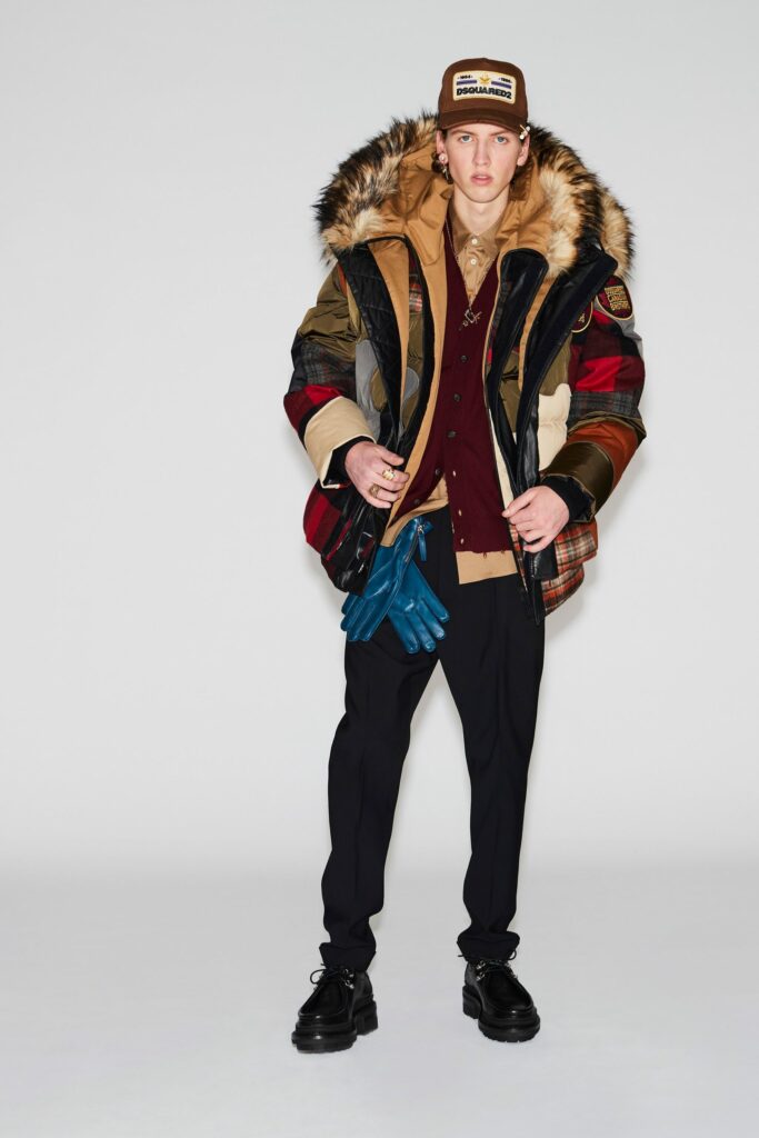 Look de la colección Dsquared2 para hombre de la temporada otoño/invierno 2021-2022