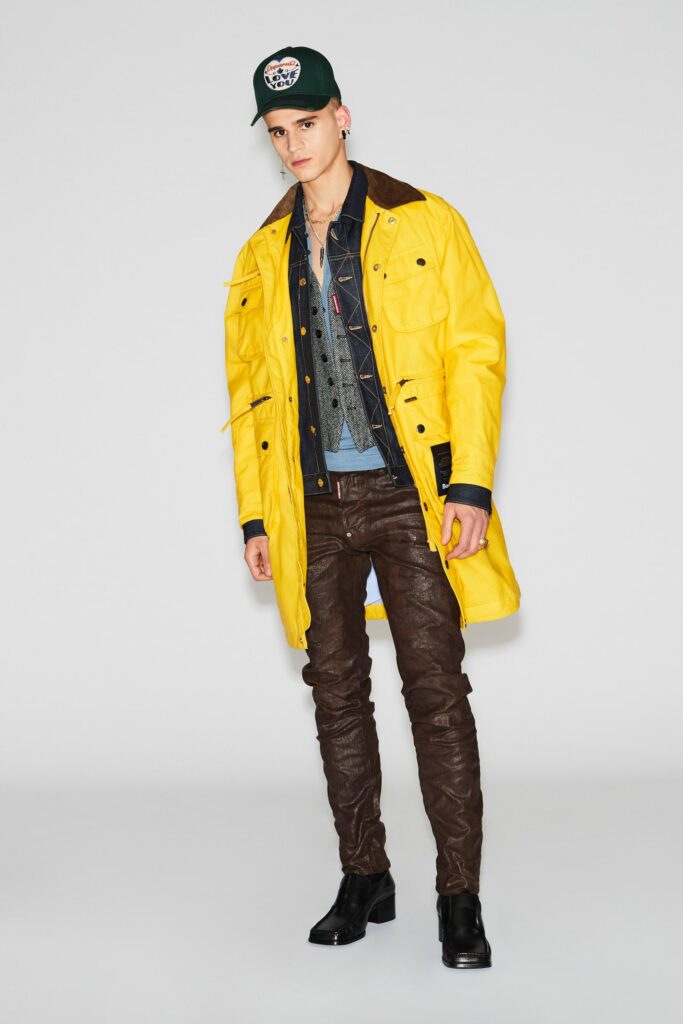 Look de la colección Dsquared2 para hombre de la temporada otoño/invierno 2021-2022