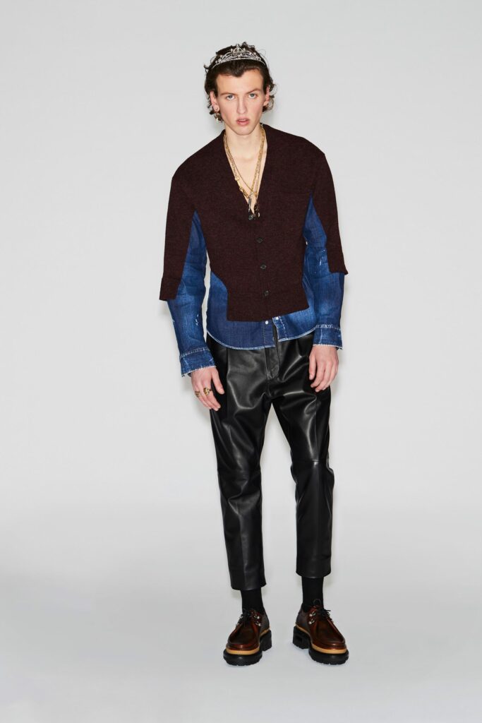 Look de la colección Dsquared2 para hombre de la temporada otoño/invierno 2021-2022