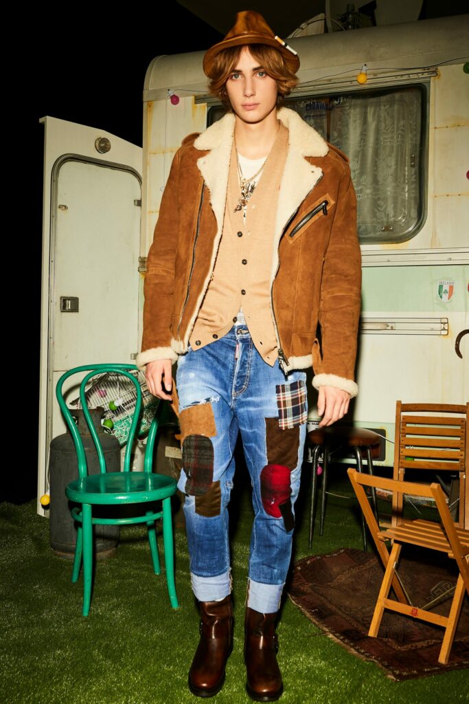Look de la colección Dsquared2 para hombre de la temporada otoño/invierno 2021-2022