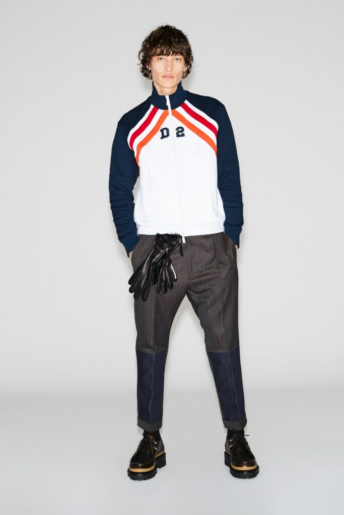 Look de la colección Dsquared2 para hombre de la temporada otoño/invierno 2021-2022