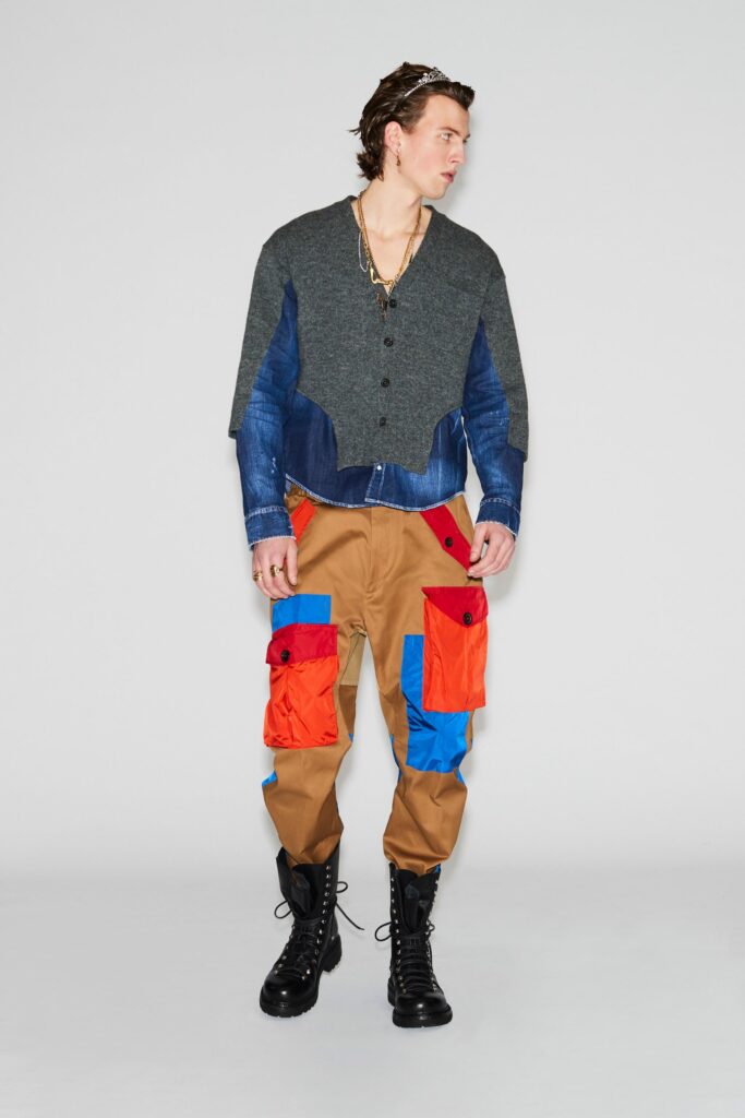 Look de la colección Dsquared2 para hombre de la temporada otoño/invierno 2021-2022