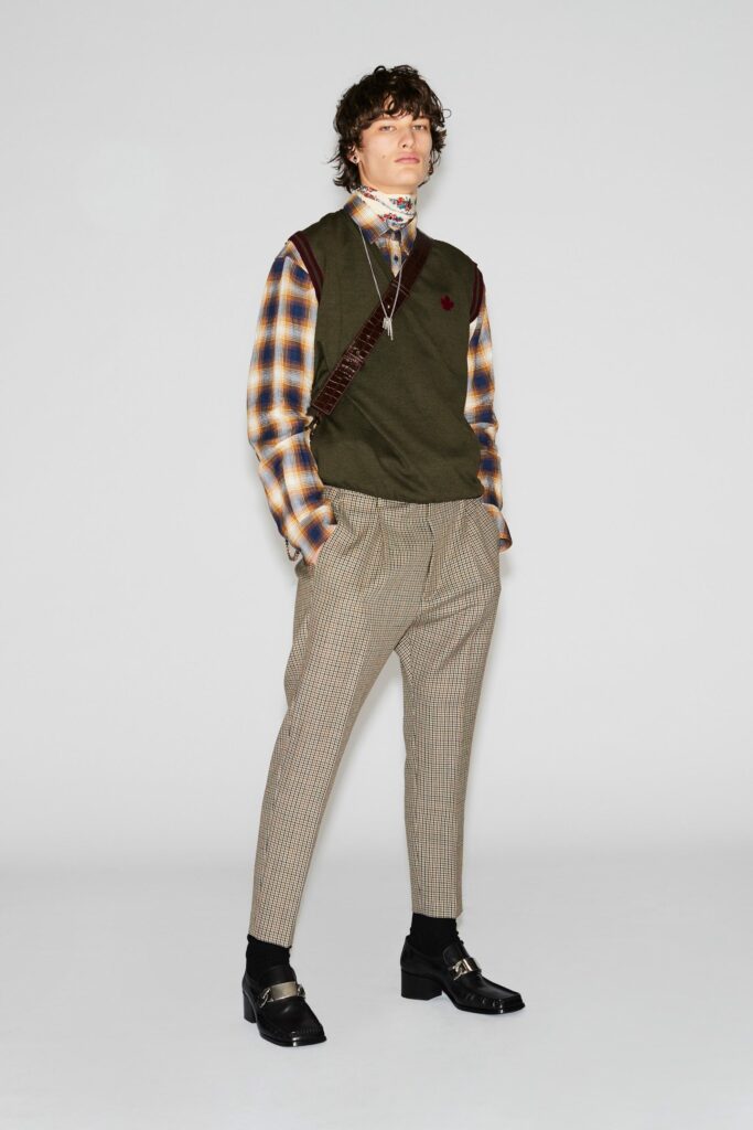 Look de la colección Dsquared2 para hombre de la temporada otoño/invierno 2021-2022