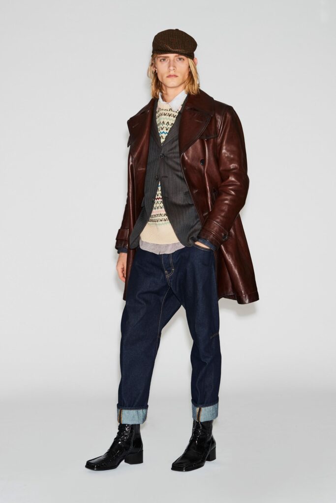 Look de la colección Dsquared2 para hombre de la temporada otoño/invierno 2021-2022