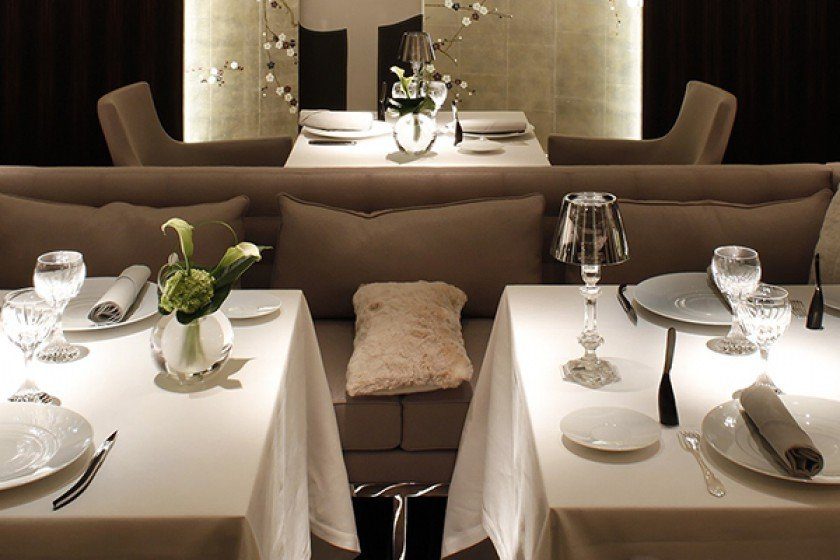 Salón comedor del restaurante Maison Pic Valence (París, Francia)