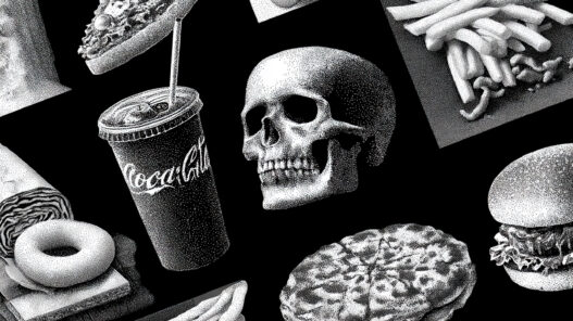 Imagen que representa los alimentos tóxicos para la salud de cerebro