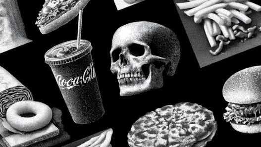 Imagen que representa los alimentos tóxicos para la salud de cerebro