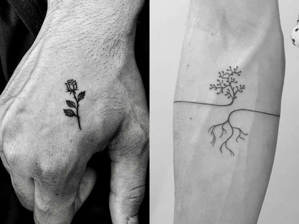 tatuajes-pequenos-hombre-naturaleza-flores