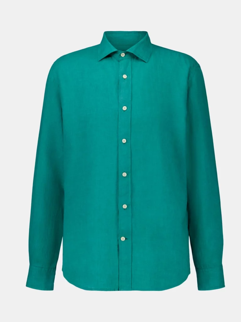 camisa-lino-verde-agua-hombre-Emidio-Tucci-primavera-2024