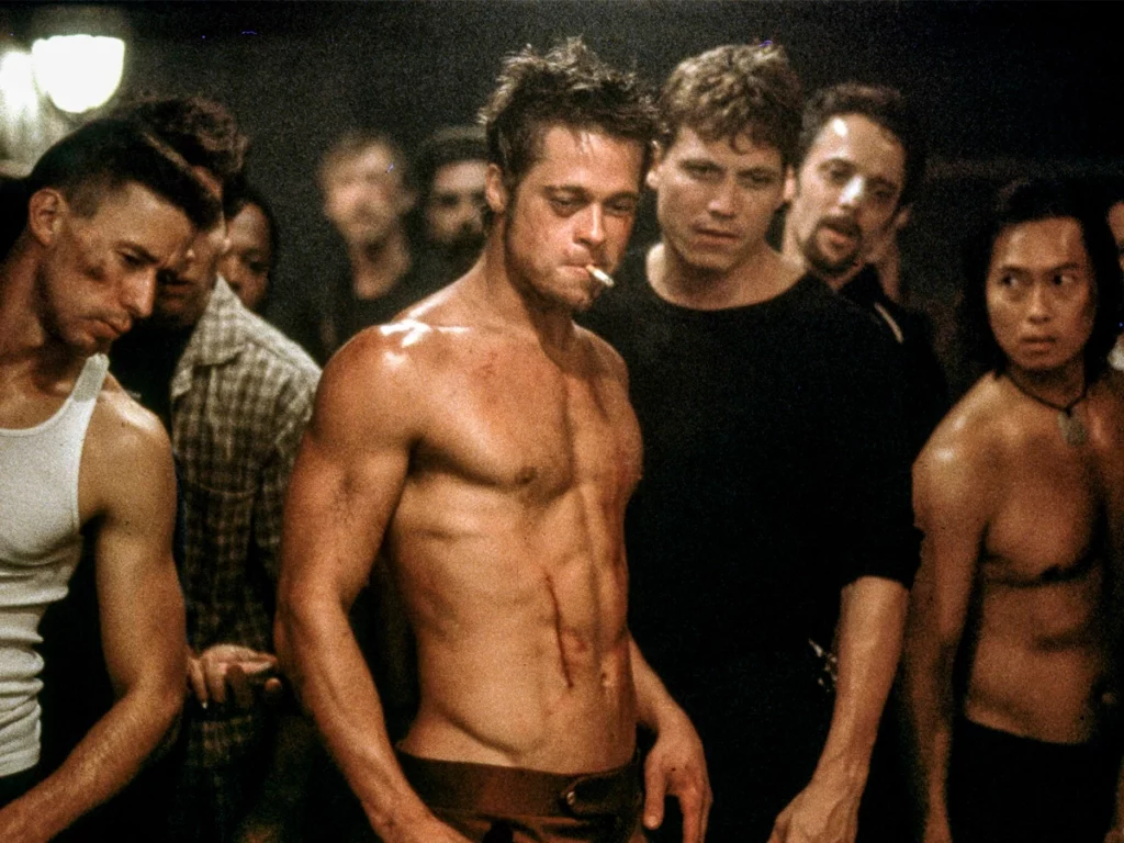 peliculas-para-ser-un-macho-alfa-El-club-de-la-lucha-Brad-Pitt