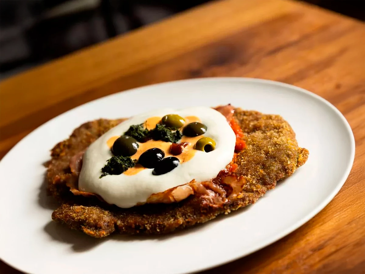 Plato típico del restaurante Dantte ubicado en el centro de Madrid