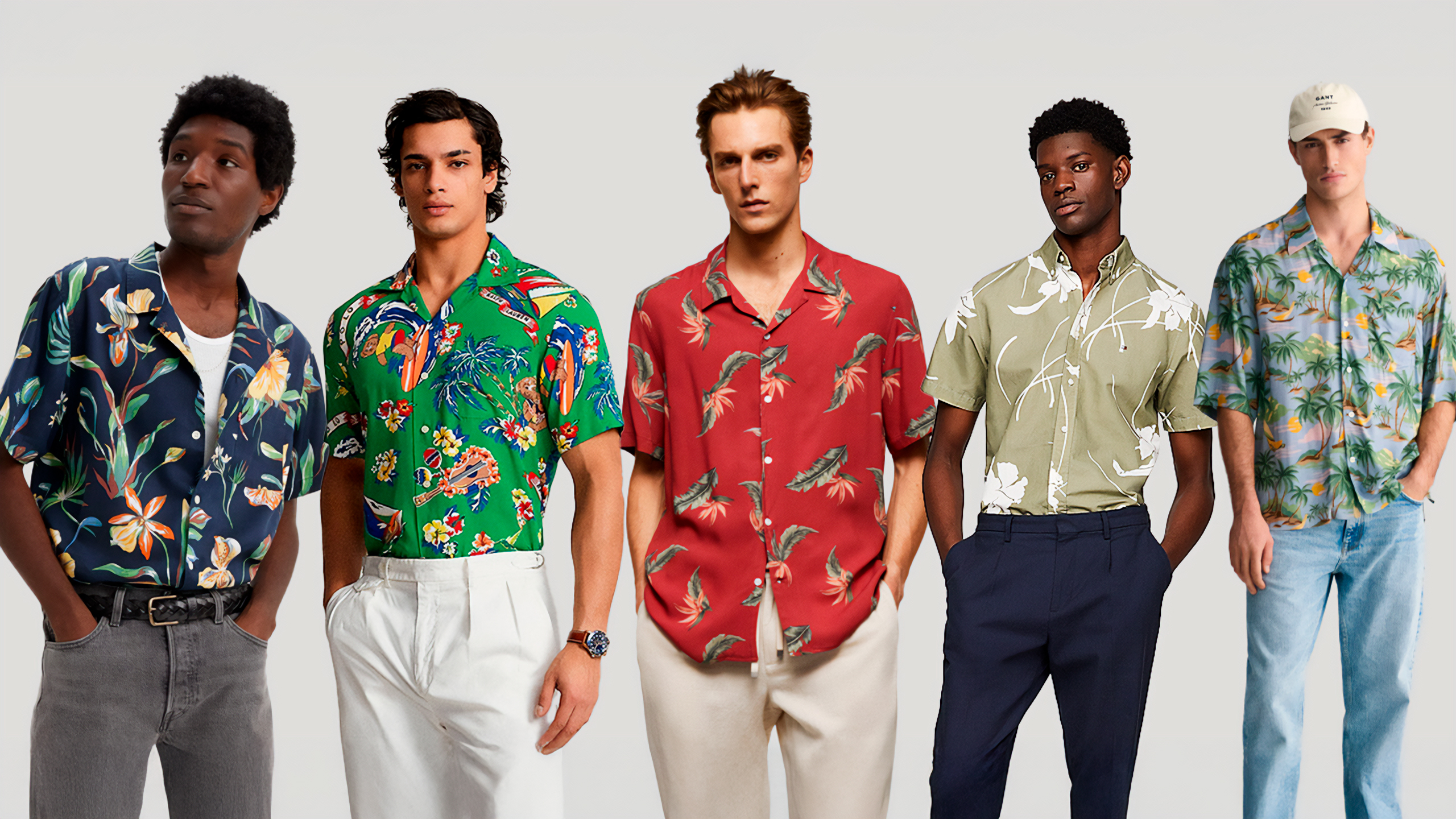 Outfit Camisa Hawaiana Hombre Camisas Vaqueras Para Hombre Camisa