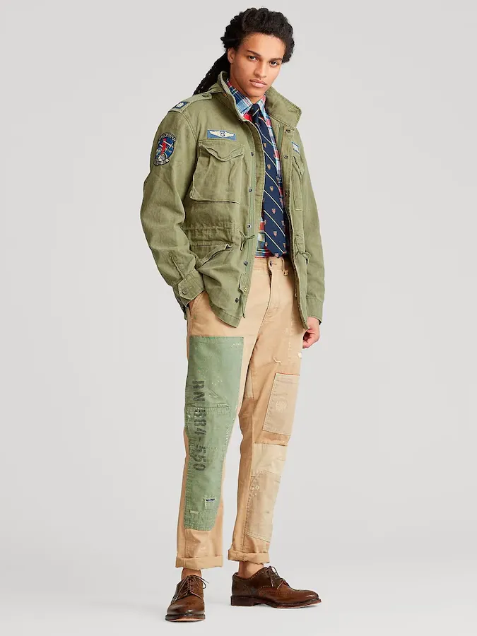 como-vestir-informal-pero-elegante-hombres-polo-ralph-lauren-cazadora-militar