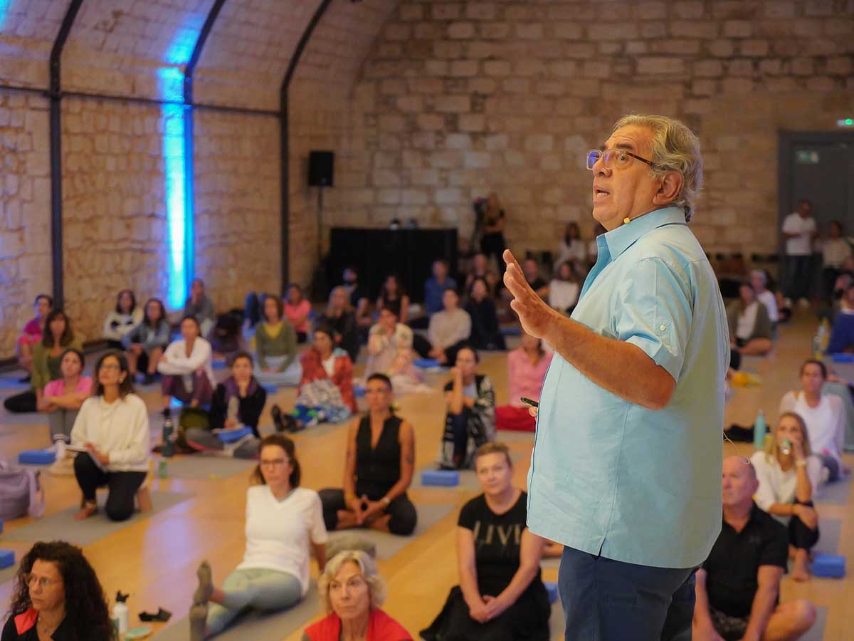 Jorge Cuadros durante su ponencia en el Cognitive Fest 2024.