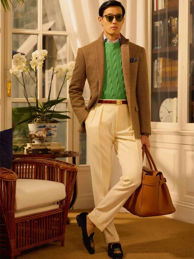 Look de Ralph Lauren otoño-invierno 2024