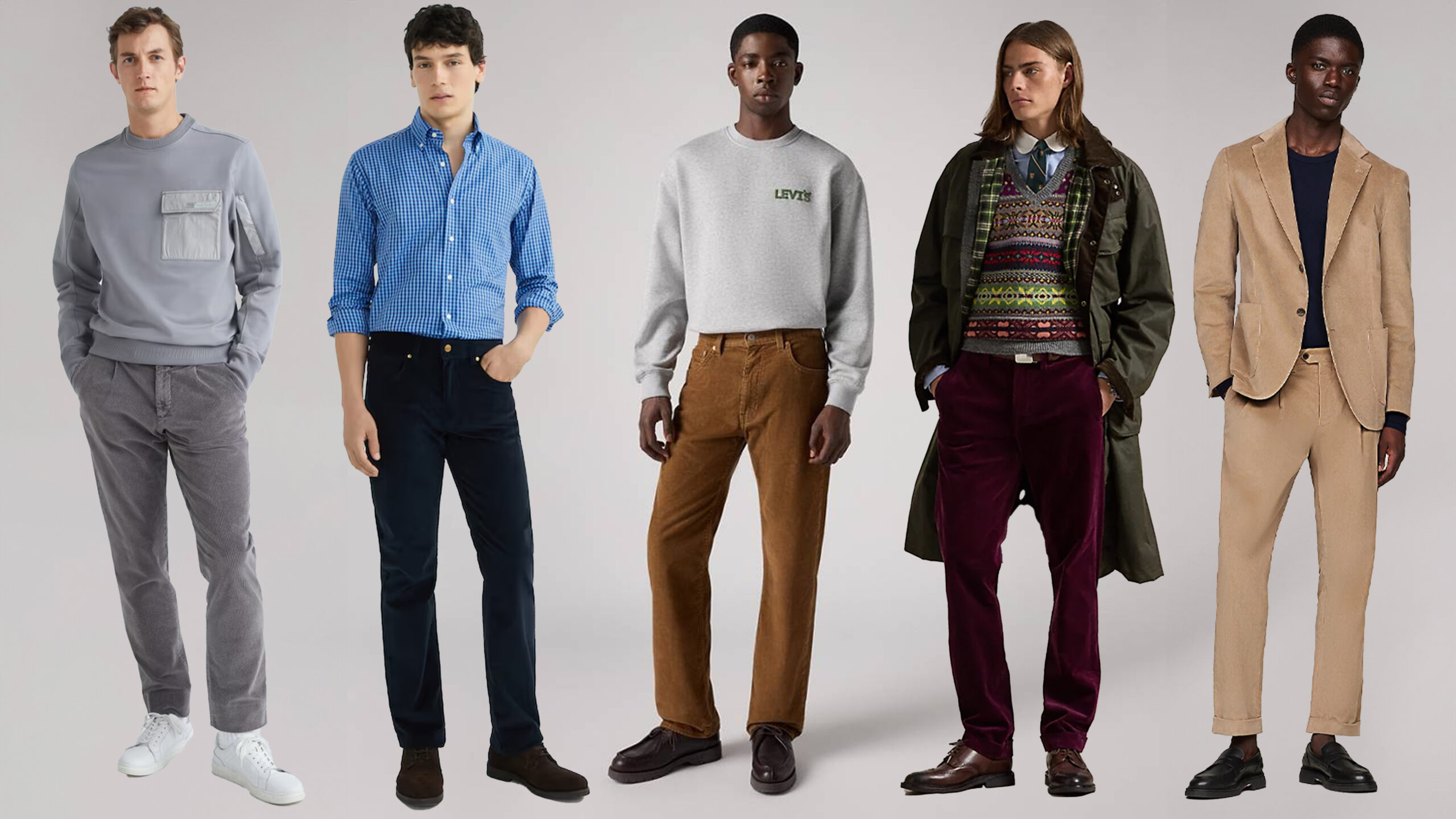 Cómo Combinar Pantalones De Pana De Caballero Pantalón Deporte