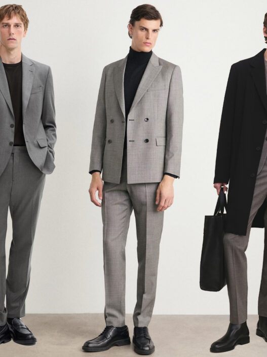 Looks para hombre con traje gris