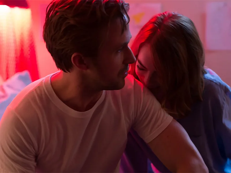 Escena en pareja de "La La Land" con Ryan Gosling y Emma Stone tras mantener relaciones sexuales