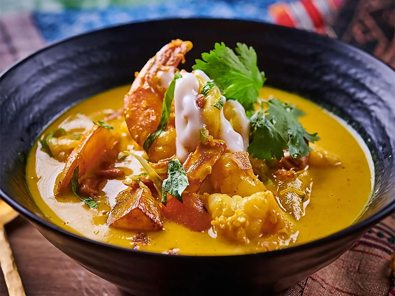 Sopa de gambas de Thai Garden