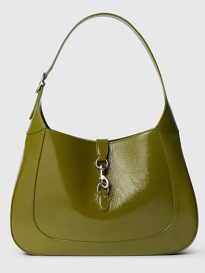 Bolso Jackie en verde oliva, de Gucci Hombre