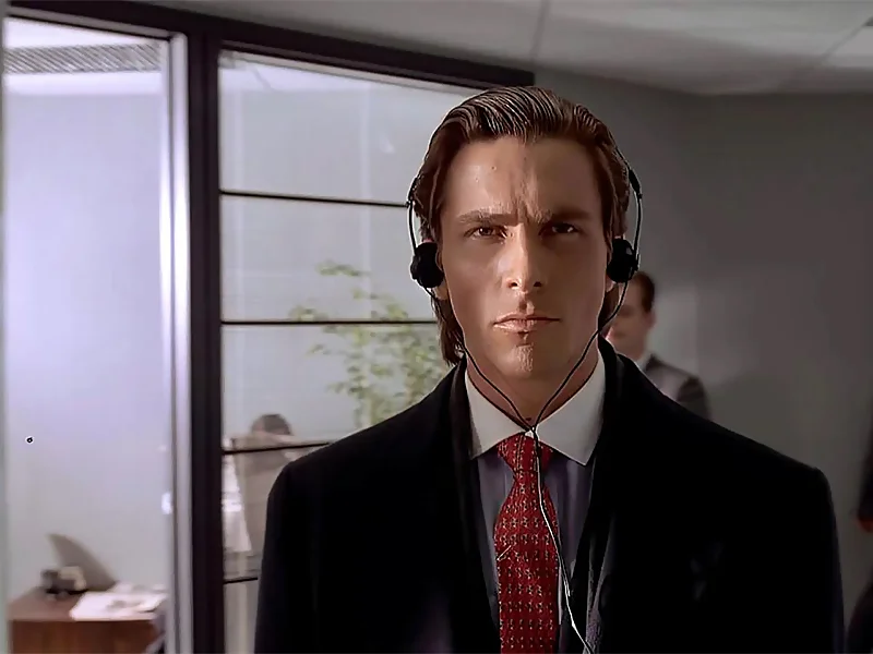 Patrick Bateman en American Psycho