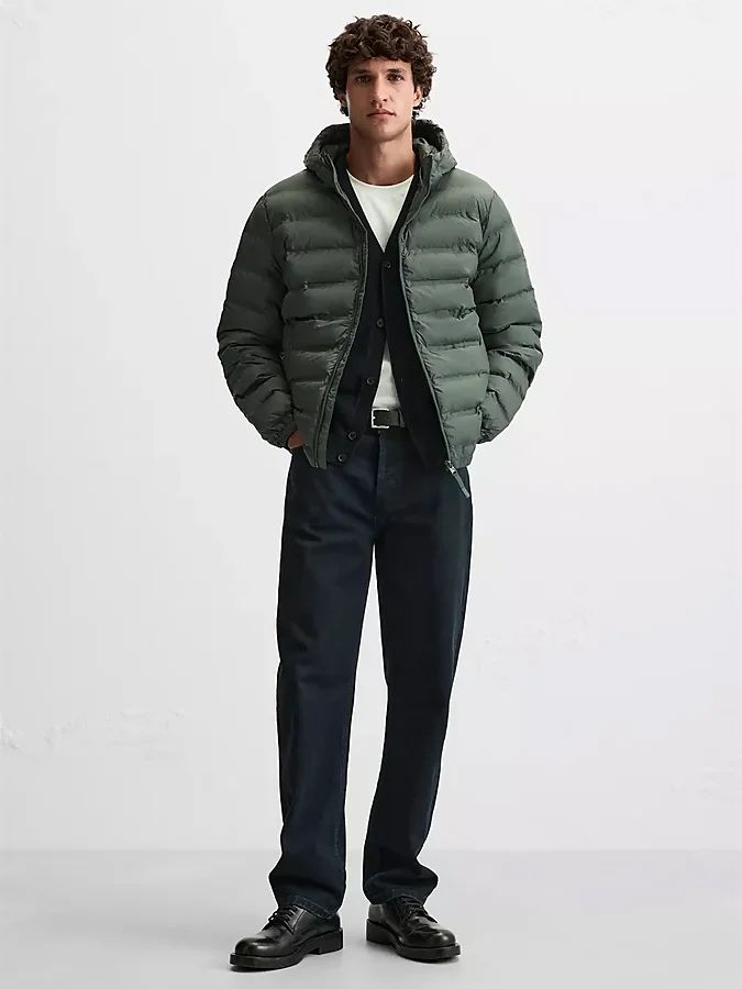 Chaqueta plumífero ligero de Zara para hombre