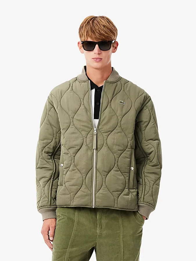 Chaqueta tipo bomber acolchada de Lacoste