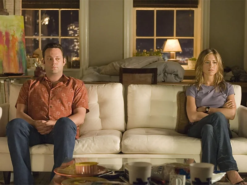 Jennifer Aniston y Vince Vaughn en The Break Up