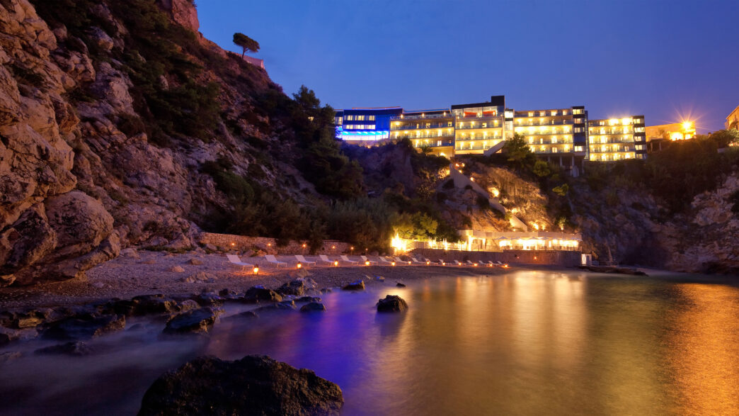 Vista exterior del hotel Bellevue de Dubrovnik