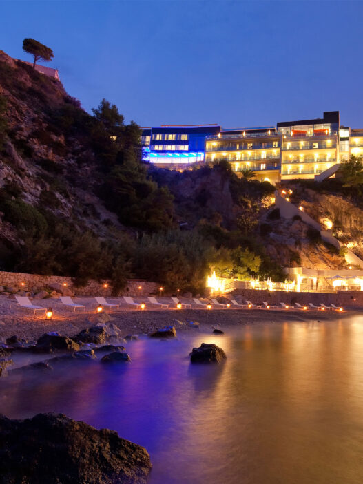 Vista exterior del hotel Bellevue de Dubrovnik