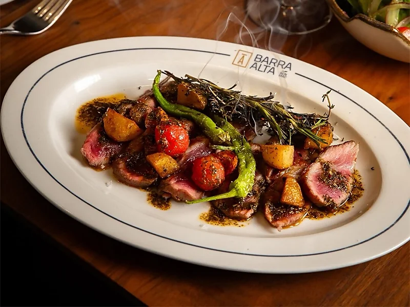 Receta de carne con verduras de Barra Alta