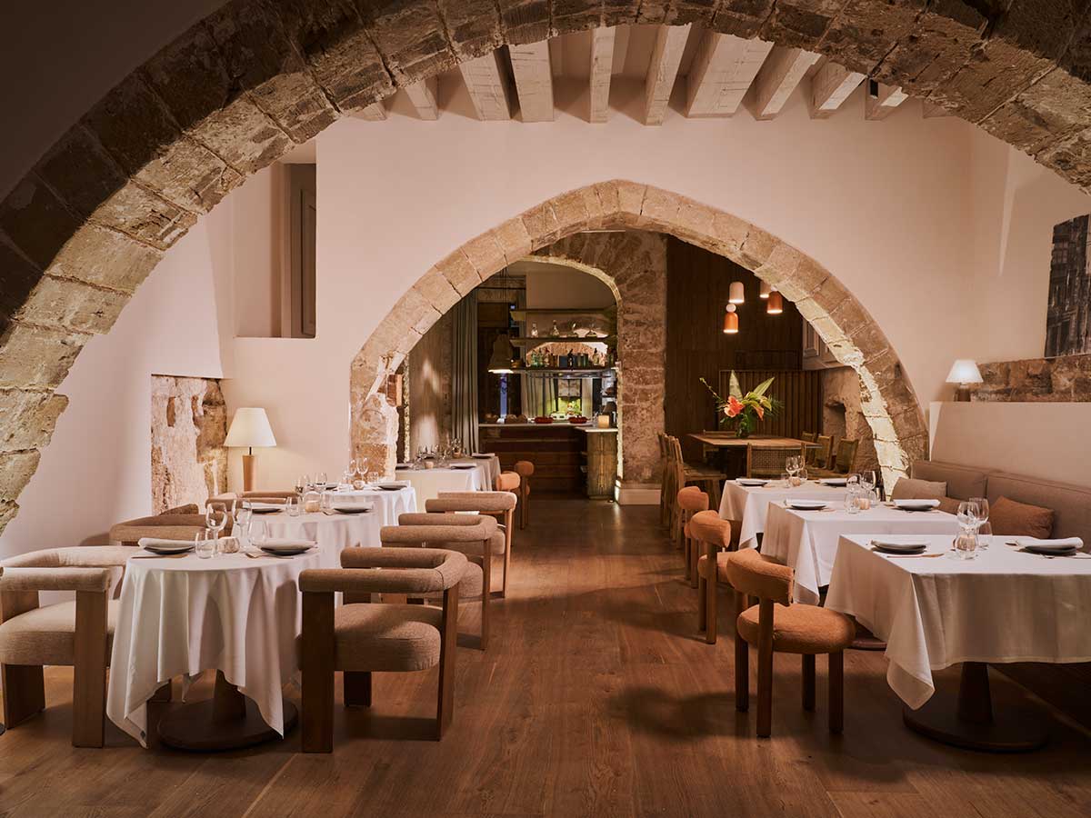 Restaurante del hotel Posada Terra Santa en Palma