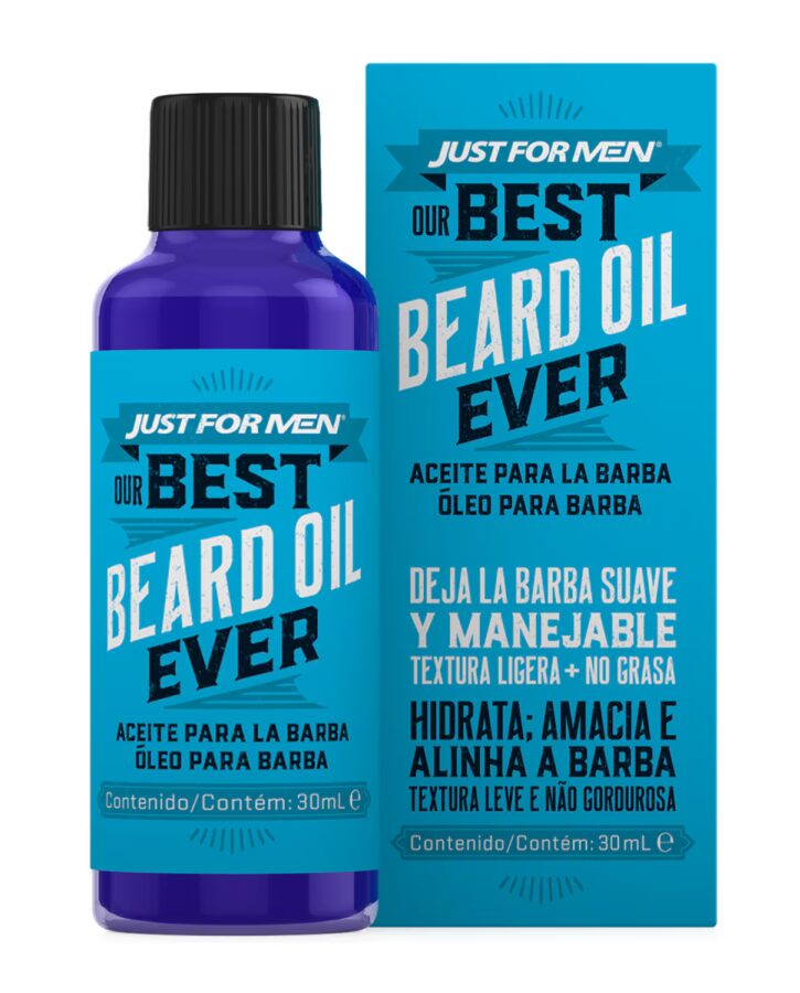 Aceite hidratante para la barba de Just for Men