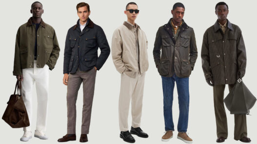 Looks con chaquetas tipo Barbour para hombre