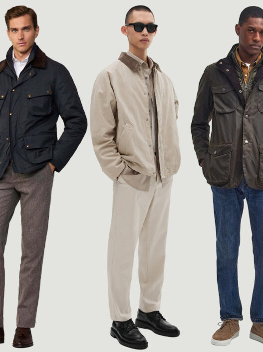 Looks con chaquetas tipo Barbour para hombre