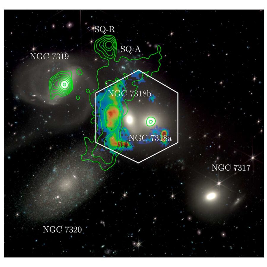 Colisión de galaxias 2024