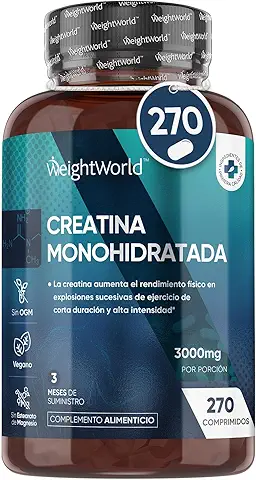 Creatina Monohidratada en cápsulas de WEIGHWORLD