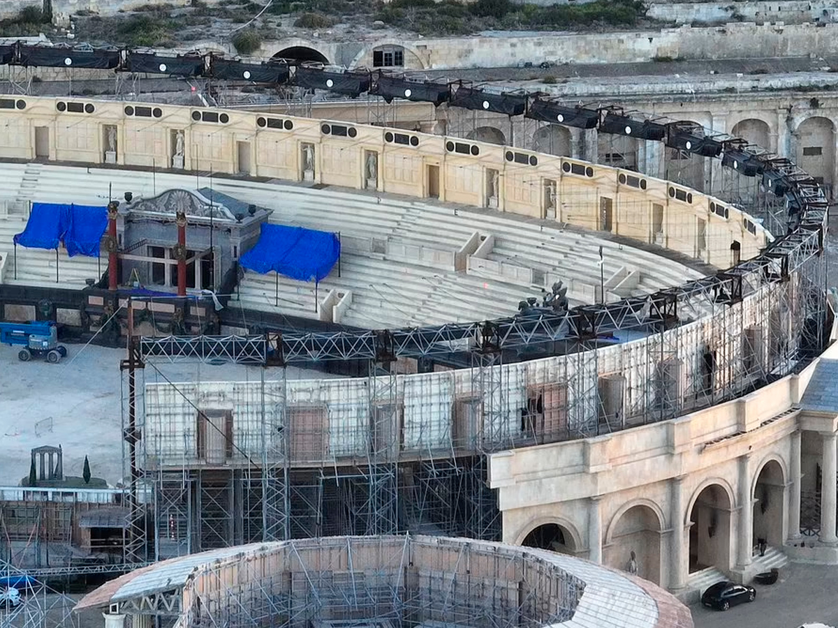 set del coliseo en la película Gladiator