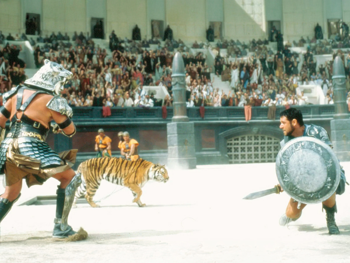 escena tigre Gladiator 1