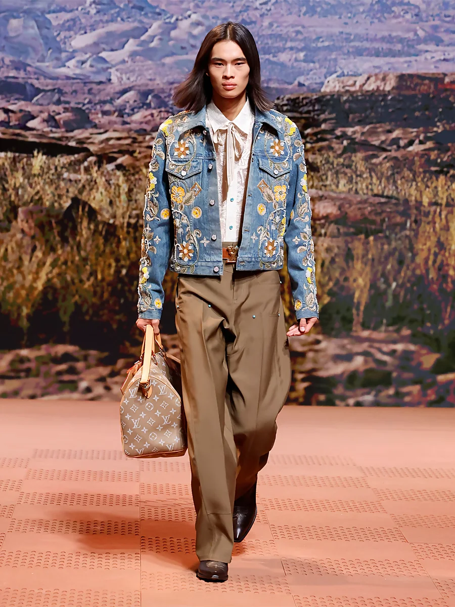 Look western de Louis Vuitton para hombre