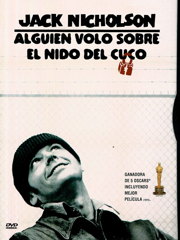 Cartel de la película Alguien voló sobre el nido del cuco (1975), una de las mejores películas del actor Dani deVito.