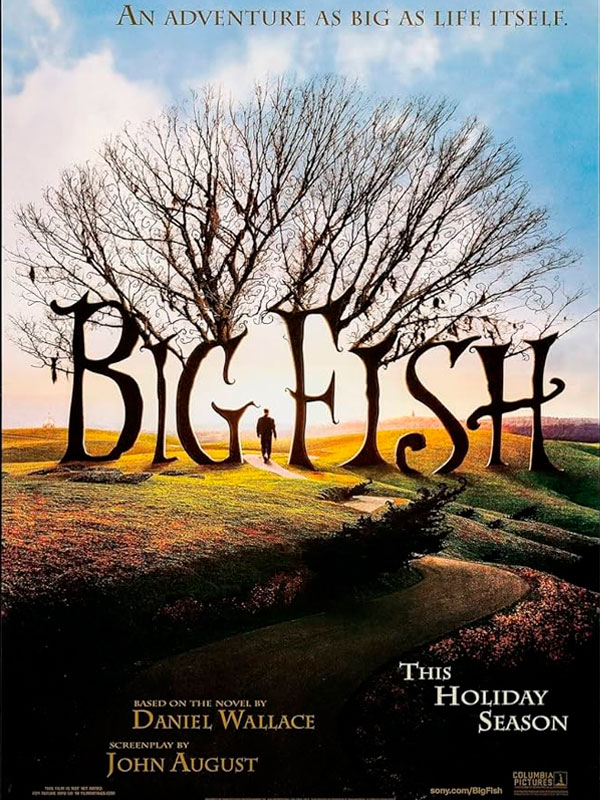 cartel de la película Big Fish con Dani deVito