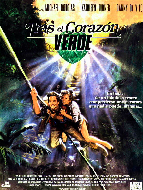 Cartel de la película Tras el corazón verde, una de las mejores de Dani deVito