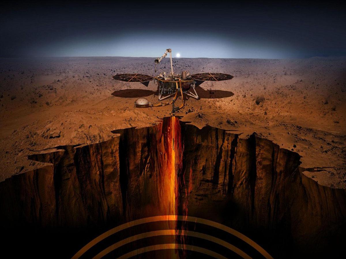 Módulo Mars Insight de la NASA descubre agua en Marte